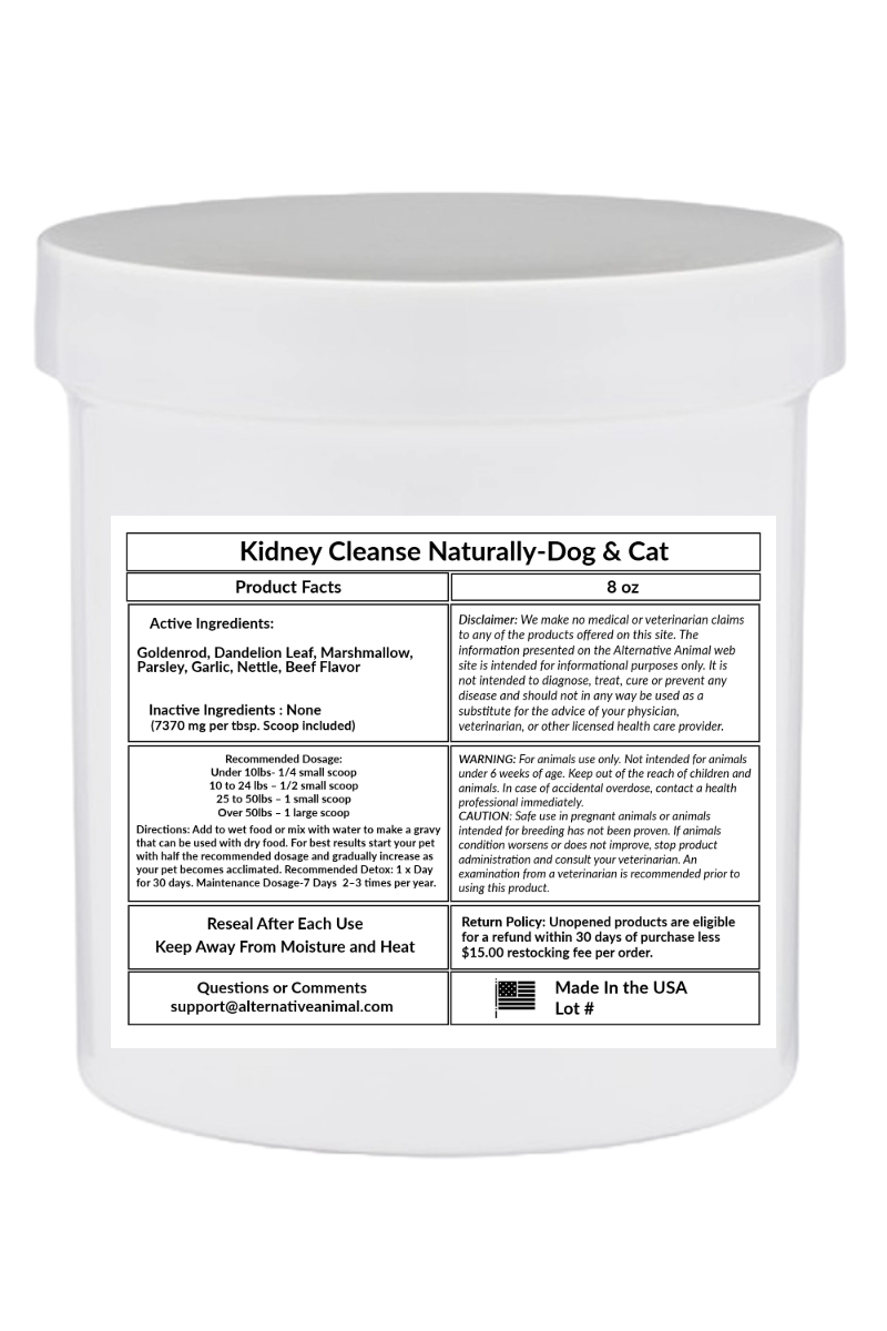 Kidney Cleanse Naturally | Kidney Supplement for Cats 2 Kidney supplement for cats