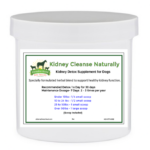 Kidney Cleanse Naturally- Kidney Supplement for Dogs